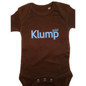 Bodystocking - Guldklump (bl tekst)