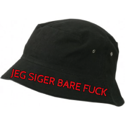 Jeg siger bare fuck
