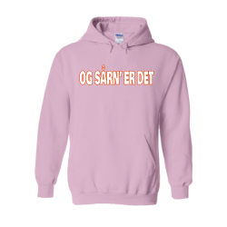 Og sårn er det