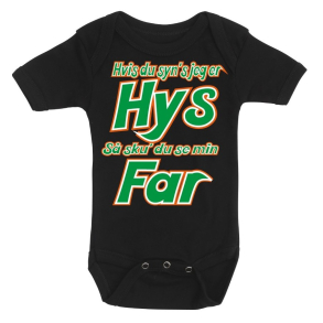 Bodystocking - Hvis du syns' jeg er hys s sku du se min far