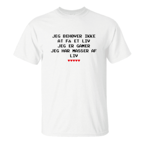 Jeg behver ikke at f et liv