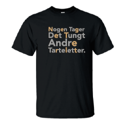 Nogen tager det tungt, andre tarteletter